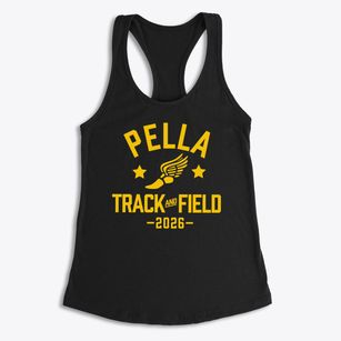 Pella Christian High School Track and Field Women's Racerback Tank