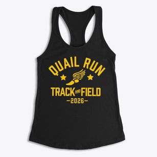 Quail Run Elementary School Track and Field Women's Racerback Tank