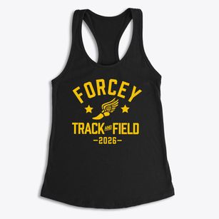 Forcey Christian School Track and Field Women's Racerback Tank