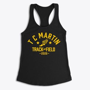 T C Martin Elementary School Track and Field Women's Racerback Tank