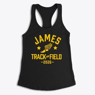 James W Hennigan Elementary School Track and Field Women's Racerback Tank