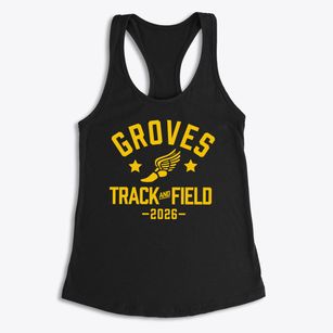 Groves High School Track and Field Women's Racerback Tank