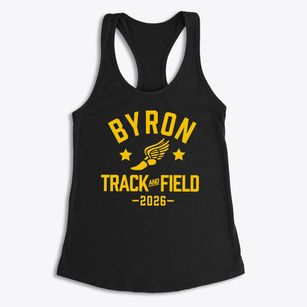 Byron High School Track and Field Women's Racerback Tank