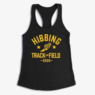 Hibbing High School Track and Field Women's Racerback Tank