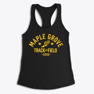 Maple Grove Elementary School Track and Field Women's Racerback Tank