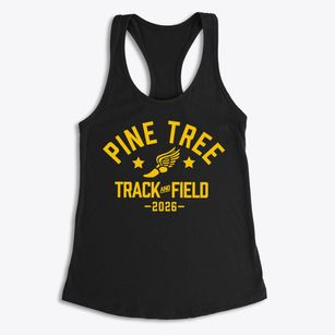 Pine Tree Elementary School Track and Field Women's Racerback Tank