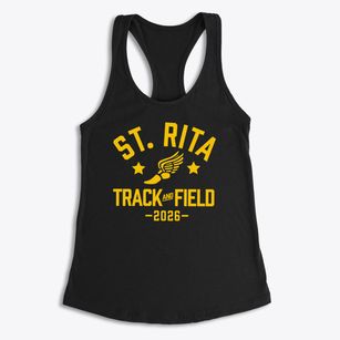 St Rita Parish Track and Field Women's Racerback Tank