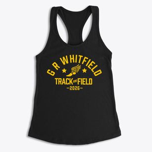 G R Whitfield School Track and Field Women's Racerback Tank