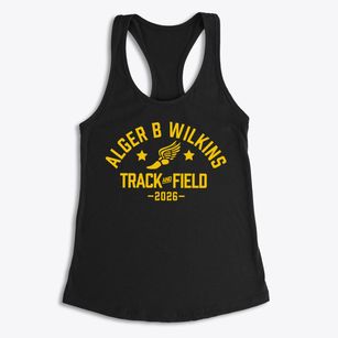 Alger B Wilkins Elementary School Track and Field Women's Racerback Tank