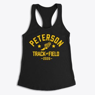 Peterson Elementary School Track and Field Women's Racerback Tank
