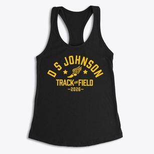 D S Johnson Elementary School Track and Field Women's Racerback Tank