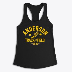 Fred A Anderson Elementary School Track and Field Women's Racerback Tank