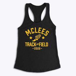 Mclees Elementary School Track and Field Women's Racerback Tank
