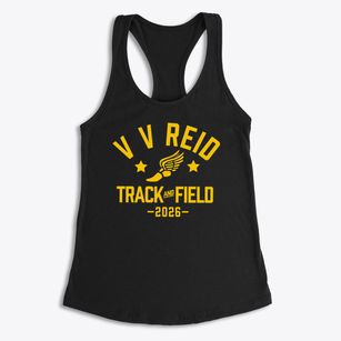 V V Reid Elementary School Track and Field Women's Racerback Tank