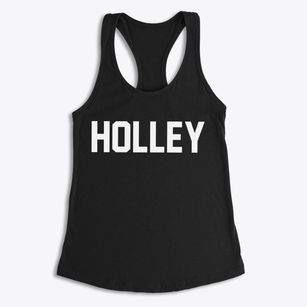 Holley New York Classic Block Women's Racerback Tank