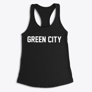 Green City Missouri Classic Block Women's Racerback Tank