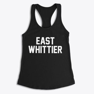 East Whittier California Classic Block Women's Racerback Tank