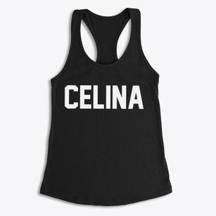 Celina Texas Classic Block Women's Racerback Tank