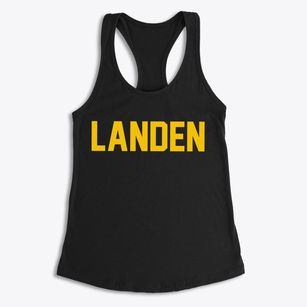 Landen Ohio Classic Block Women's Racerback Tank