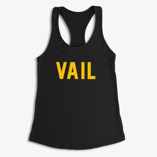 Vail Colorado Classic Block Women's Racerback Tank