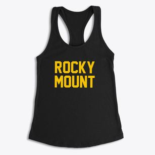 Rocky Mount North Carolina Classic Block Women's Racerback Tank