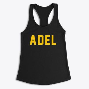 Adel Iowa Classic Block Women's Racerback Tank