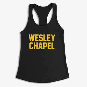 Wesley Chapel Florida Classic Block Women's Racerback Tank