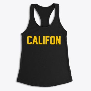 Califon New Jersey Classic Block Women's Racerback Tank