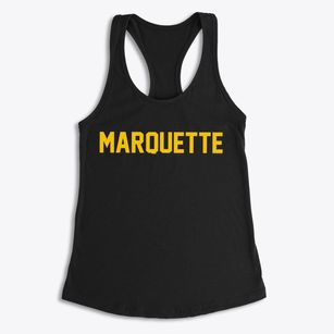 Marquette Kansas Classic Block Women's Racerback Tank