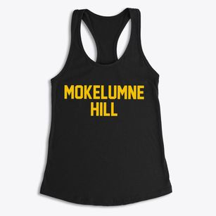 Mokelumne Hill California Classic Block Women's Racerback Tank