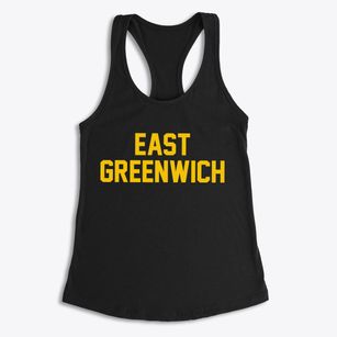 East Greenwich Rhode Island Classic Block Women's Racerback Tank