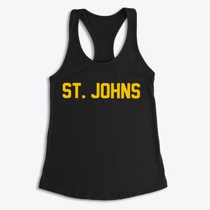 St. Johns Michigan Classic Block Women's Racerback Tank