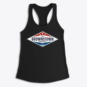 Brownstown Pennsylvania Diamond Star Women's Racerback Tank