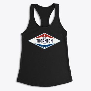 Thornton Texas Diamond Star Women's Racerback Tank