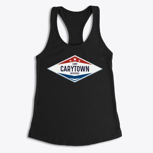 Carytown Missouri Diamond Star Women's Racerback Tank