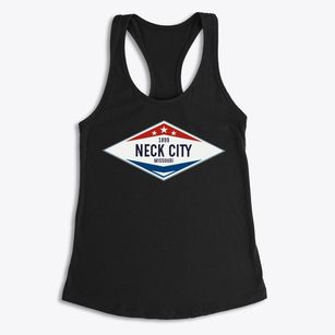 Neck City Missouri Diamond Star Women's Racerback Tank