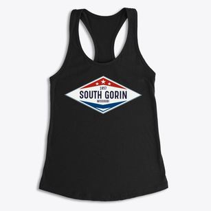 South Gorin Missouri Diamond Star Women's Racerback Tank