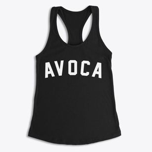 Avoca Iowa Classic Curve Women's Racerback Tank