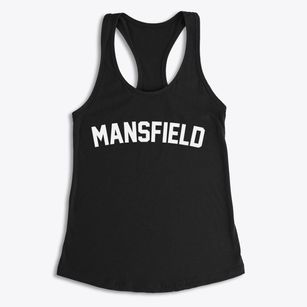 Mansfield Massachusetts Classic Curve Women's Racerback Tank