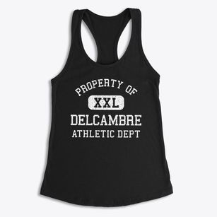 Delcambre Louisiana Athletic Dept Women's Racerback Tank