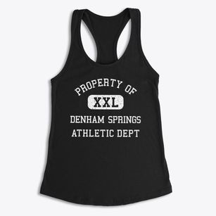 Denham Springs Louisiana Athletic Dept Women's Racerback Tank