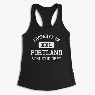 Portland Maine Athletic Dept Women's Racerback Tank