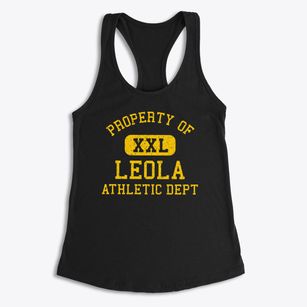 Leola South Dakota Athletic Dept Women's Racerback Tank