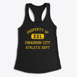 Cimarron City Oklahoma Athletic Dept Women's Racerback Tank