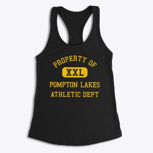 Pompton Lakes New Jersey Athletic Dept Women's Racerback Tank