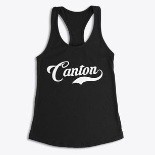 Canton Texas Vintage Team Women's Racerback Tank
