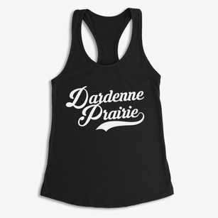 Dardenne Prairie Missouri Vintage Team Women's Racerback Tank