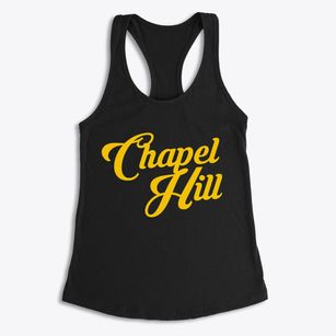 Chapel Hill North Carolina Vintage Team Women's Racerback Tank