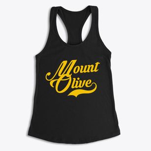 Mount Olive North Carolina Vintage Team Women's Racerback Tank
