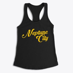 Neptune City New Jersey Vintage Team Women's Racerback Tank
